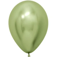 Шар (12''/30 см), Reflex, Зеркальный блеск, Лайм (931), хром, 12 шт., 169712 2116730432