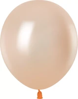 Шар (12''/30 см), Персиковый, металлик, 100 шт., 512-12M27 1587373552