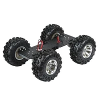 4WD Smart Ackerman Автомобильное шасси Внедорожное колесо с двигателем постоянного тока 12 В RC Робот-автомобиль для Arduino Робот DIY Комплект Программируемый робот-автомобиль 1005008994399780