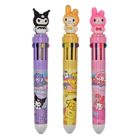 78640 Ручка шариковая автоматическая Kuromi and friends, 10-цветная, 0,7 мм, 4 цвета в ассортименте 1988915701