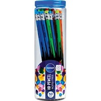 81259 Карандаш HB пластиковый, заточенный, шестигранный, с ластиком 2144268365