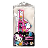78335 Набор линеек Hello Kitty: линейка, линейка-треугольник, транспортир, 3 шт., в ПВХ конверте 583717290