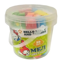 73069 Мел цветной Hello Kitty&amp;friends, 20 шт. в ведерке 1510809734