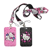78314 Бейдж пластиковый Hello Kitty 7х11 см, с цветной лентой, 2 вида в ассортименте 1195996023