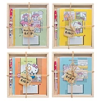 75579У Набор тетради Hello Kitty, А5, 18 л. кл 1 шт., лин 1 шт. + Ручка гел. в подарочной упаковке 1927158850