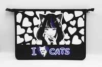 73294 Папка для тетрадей I love cats, формат А4, на молнии 650319665