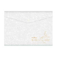 14-036/10 ПАПКА КОНВЕРТ НА КНОПКЕ, "КОФЕ БРЕЙК", А4 1937715761