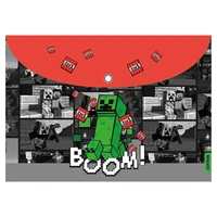 76912 Папка-конверт на кнопке А4, пластик, My game, 160 мкм 229970980