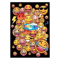 87007 Папка-уголок "Смайлы", формат А4, пластиковая, "L" - тип, толщика 0,18мм 1573917178