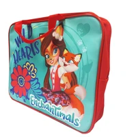 88611 Папка-сумка "Enchantimals", с ручкой, формат А4, текстильная увеличенная боковина 75мм 1283551031