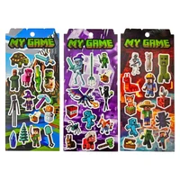 78607 3D наклейки My game 10*22 см, 3 дизайна в ассортименте 949512698