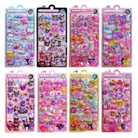 77678 3D наклейки Sanrio Kuromi and friends 9,5*21 см, 40 шт. на листе, 8 дизайнов в ассортименте 1751782861