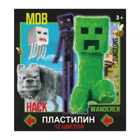 78358 Пластилин 12 цветов My game, 240 гр, стека пластиковая, картонная упаковка 1281593558