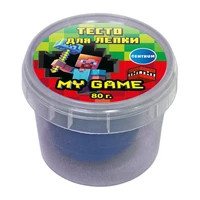 77962 Тесто для лепки My Game, цвет синий, 80 грамм 1596008414