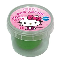 77946 Тесто для лепки Hello Kitty, цвет светло-заленый, 80 грамм 396987829