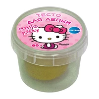 77945 Тесто для лепки Hello Kitty, цвет жёлтый, 80 грамм 1986495694
