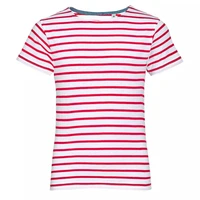 Футболка детская Miles Kids белая с красным 940427019