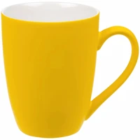 Кружка Good Morning с покрытием софт-тач, желтая 1398316917