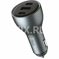 Зарядка USB-устройств от "прикуривателя" автомобиля TTEC SmartCharger Trio PD 130W Car Fast Charger 2 USB-C + USB-A 1478013279