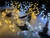 Комплект освещения на Елку 4 м. Кристалл 500 led, 8 Снежинок 40 см. ЕлкаСайт 763911625