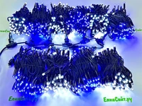 Комплект освещения на Елку 5 м. Классик Синий/Белый 800 led ЕлкаСайт 123426471