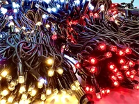 Комплект освещения на Елку 7 м. Премиум Красный/Белый/Теплый 3000 led ЕлкаСайт 1990349817