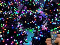 Комплект освещения на Елку 5 м. Хамелеон SMART RGB, 800 led, пульт, черный каучук ЕлкаСайт 350182330
