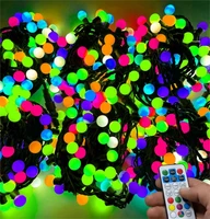 Гирлянда нить уличная 70 м. 560 диодов SMART RGB (шар 2,3 см.), пульт, черный каучук, IP65 - 70-Q523H CEIMAR 832645190