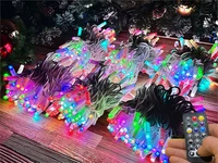 Гирлянда нить уличная 60м. 600 диодов SMART RGB, пульт, белый каучук - N60-100521B IP65 CEIMAR 190431318