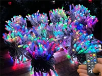 Гирлянда нить уличная 100м. 1000 диодов SMART RGB, пульт, белый каучук - N100-100521B IP65 CEIMAR 1272668500