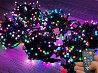 Гирлянда нить уличная 60м. 600 диодов SMART RGB, пульт, черный каучук - N60-100522H IP65 CEIMAR 1112257953