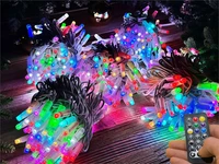 Гирлянда нить уличная 50м. 500 диодов SMART RGB, пульт, белый каучук - N50-100521B IP65 CEIMAR 270024692