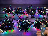 Гирлянда нить уличная 70м. 700 диодов SMART RGB, пульт, черный каучук - N70-100522H IP65 CEIMAR 321721546