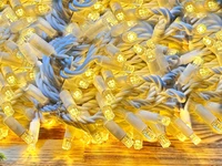 Гирлянда нить уличная 50м. 500 теплых диодов, статика, белый каучук, 24V, IP65 - 50-205-517Bww CEIMAR 2057222663