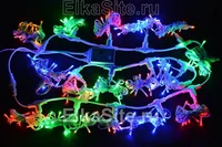 Светодиодный занавес уличный 2x2м. 256 разноцветных диодов - GD 256L-RGB IP54 1909055221