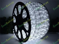 Дюралайт 11 мм. круглый 3000/3 светодиодов цвет белый 100м. - D4 6102W LEON LED (LIGHT) 1935517643