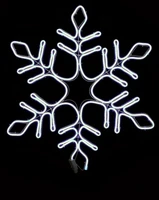 Светодиодная снежинка 57см. (гибкий Neon SMD белый, статика) - 9212-57w Winner Light 210916354