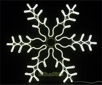 Светодиодная снежинка 86см. (гибкий Неон Flex Led белый) - 7002-86W Winner Light 1744302530