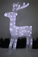 Светящийся Олень 70см., акриловый, белые LED-огни - J1-03 W LEON LED (LIGHT) 1222722118