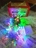 Гирлянда нить 7.5м. 100 разноцветных диодов, прозрачный пвх - LN-100L-RGB LEON LED (LIGHT) 1783230430