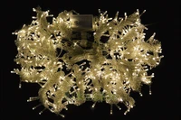 Светодиодный занавес 2x3м. 600 теплых диодов статика, прозрачный пвх - 2603 WW LEON LED (LIGHT) 1723921578