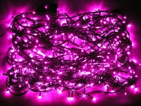 Гирлянда нить 20.0м. 300 розовых диодов, черный пвх - LN-300L-PI-BK LEON LED (LIGHT) 1160047920