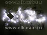Светодиодный занавес 1.5x1.5м. 160 белых диодов, прозрачный пвх - 160L4F-W LEON LED (LIGHT) 1309935191