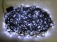 Гирлянда нить 32м. 500 белых диодов, черный пвх - LN-500L-W-BK LEON LED (LIGHT) 1412582081