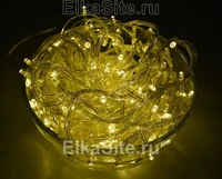 Гирлянда нить 16м. 200 теплых диодов, прозрачный пвх - LN-200L-WW LEON LED (LIGHT) 1597807881