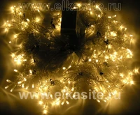 Светодиодный занавес 2x1.5м. 200 теплых диодов, прозрачный пвх - 200L4F-WW LEON LED (LIGHT) 448733859