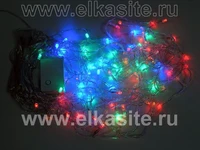 Светодиодная бахрома 2.5x0.5м. 100 разноцветных диодов - C100LED-RGB 224594621