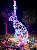 Заяц светодиодный уличный 130x75x50 см. Хамелеон SMART RGB - 18250 ЕлкаСайт 544607386