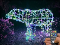 Медведь светодиодный уличный 130x230x75 см. Хамелеон SMART RGB - 18261 ЕлкаСайт 527692541
