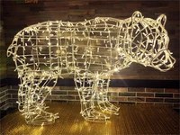 Медведь Мишка светодиодный уличный 95x150x65 см. цвет теплый, 24V - 18461 ЕлкаСайт 1687806632